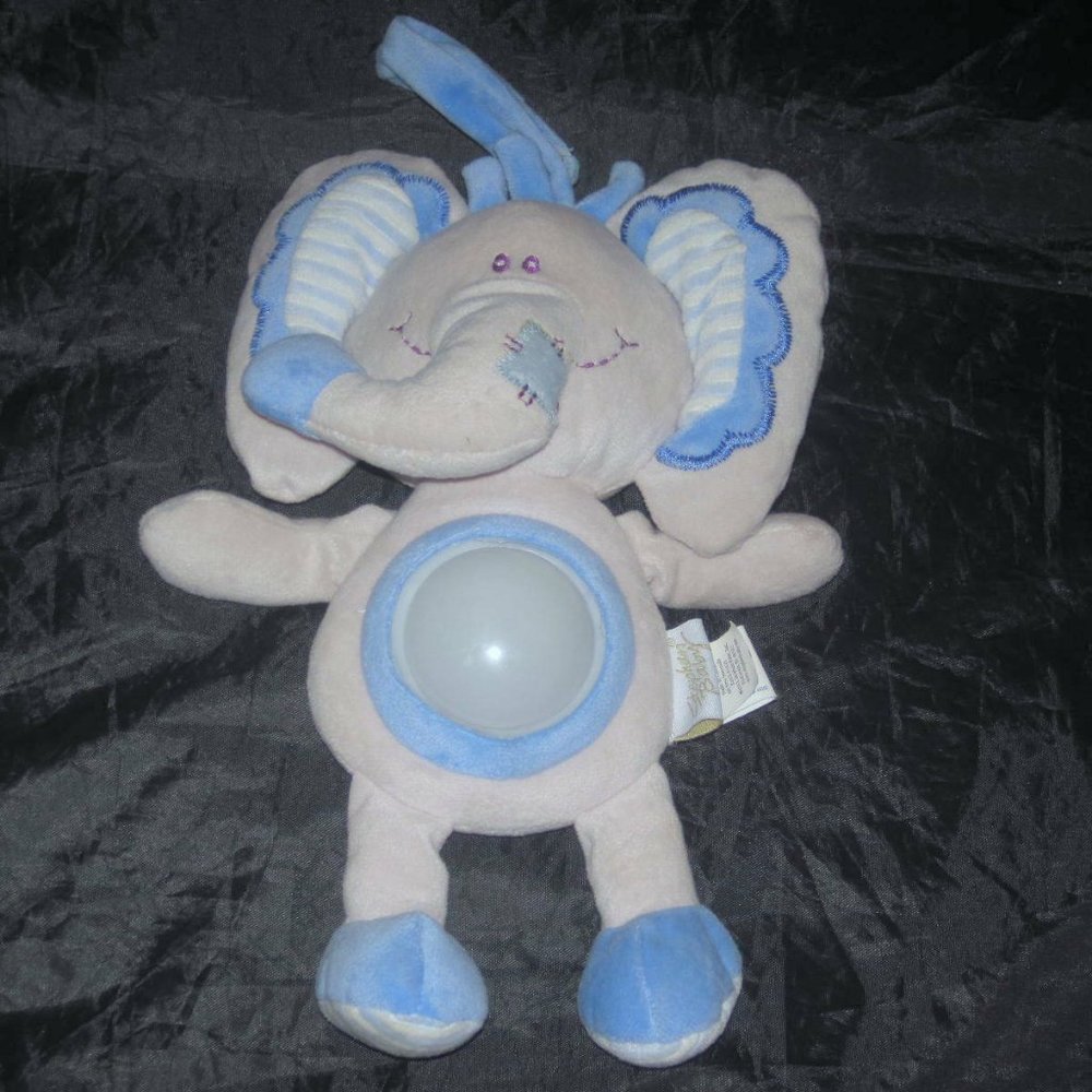 STEPHAN BABY ELEPHANT NIGHT LIGHT BELLY PLUSH TOY